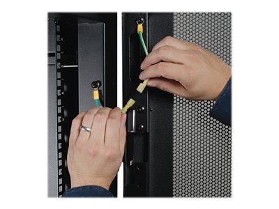 Tripp Lite 42U Rack Enclosure Server Cabinet Doors & Sides 2400lb CapacityFor PDU42U Rack Height37″ Rack DepthFloor StandingBlack2… SR2400