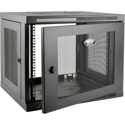 Tripp Lite 9U Wall Mount Rack Enclosure Server Cabinet Low Profile DeepFor LAN Switch, Patch Panel9U Rack Height x 19″ Rack Width x 20.50″… SRW9UDP