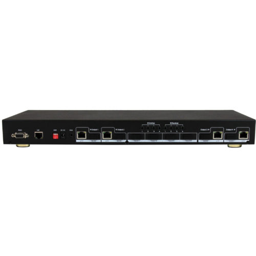 Startech .com 4×4 HDMI Matrix Switcher and HDMI over HDBaseT CAT5 Extender230ft (70m)1080pShare and extend four HDMI video sources up… ST424HDBT