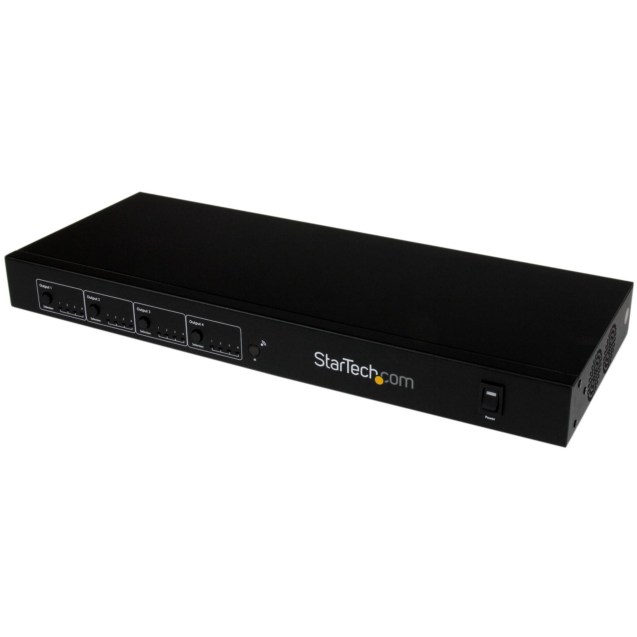 snyde Express Vestlig Startech .com 4x4 HDMI Matrix Switcher and HDMI over HDBaseT CAT5  Extender230ft (70m)1080pShare and extend four HDMI video sources up...  ST424HDBT - Corporate Armor