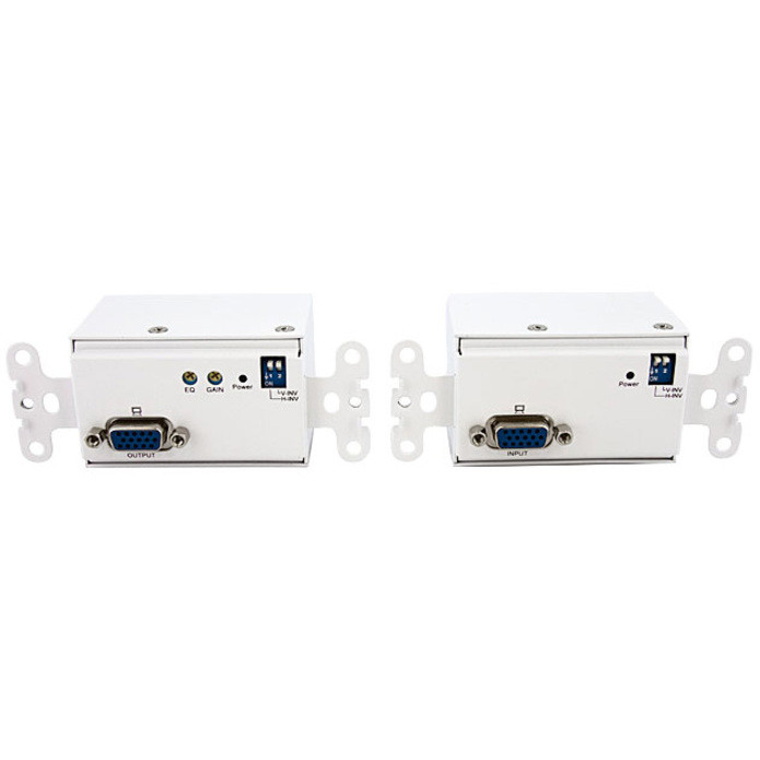 Startech .com VGA Wall Plate Video Extender Transmitter and Receiver over Cat51 x 1UXGA STUTPWALL