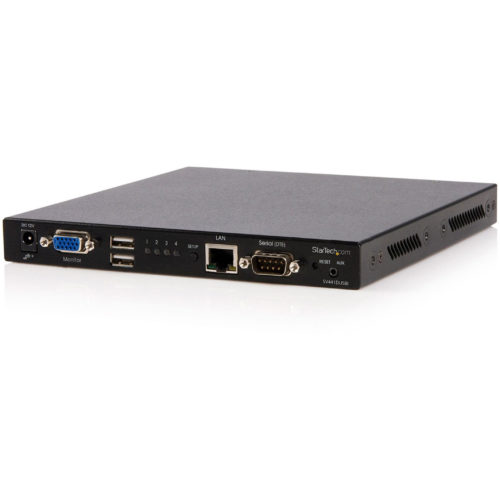 Startech .com 4 Port USB VGA IP KVM Switch with Virtual MediaControl up to 4 USB VGA computers remotely over an IP network or the internet… SV441DUSBI