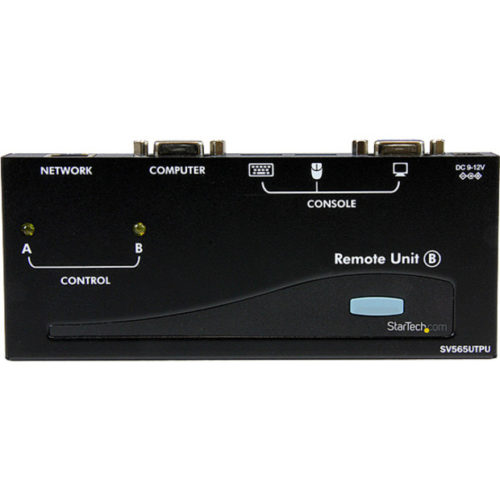 Startech .com USB VGA Console Extender over CAT5 UTP (500 ft)Operate a USB & VGA KVM or PC up to 500ft away as if it were right in front o… SV565UTPUGB