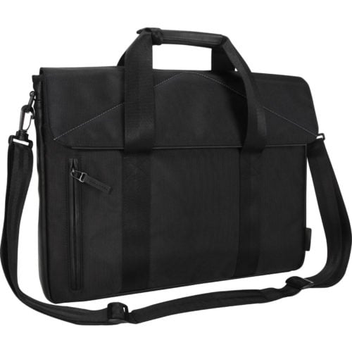 Targus Slim Case TST595 Carrying Case (Briefcase) for 16″ NotebookBlackWeather Resistant FlapShoulder Strap, Handle, Trolley Strap TST595