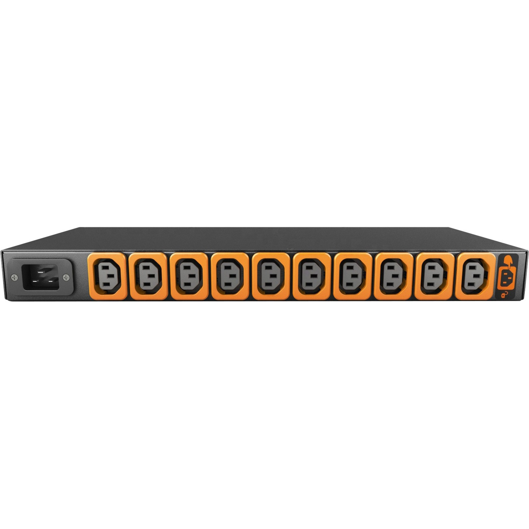 Vertiv Geist MU02E1R0-10L137-2C20A9H00-S 10-Outlets PDUMonitoredIEC 60320 C2010 x U-Lock IEC 60320 C13120 V AC, 230 V ACNetwork (RJ-45)… UI20027L