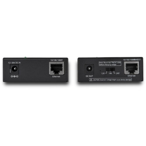 Startech .com 1 Port Gigabit PoE Injector & Splitter Kit60W High/Ultra Power over Ethernet Injector 100m12V-24VDC Out 802.3bt Midspan -… UPOESPLT1G