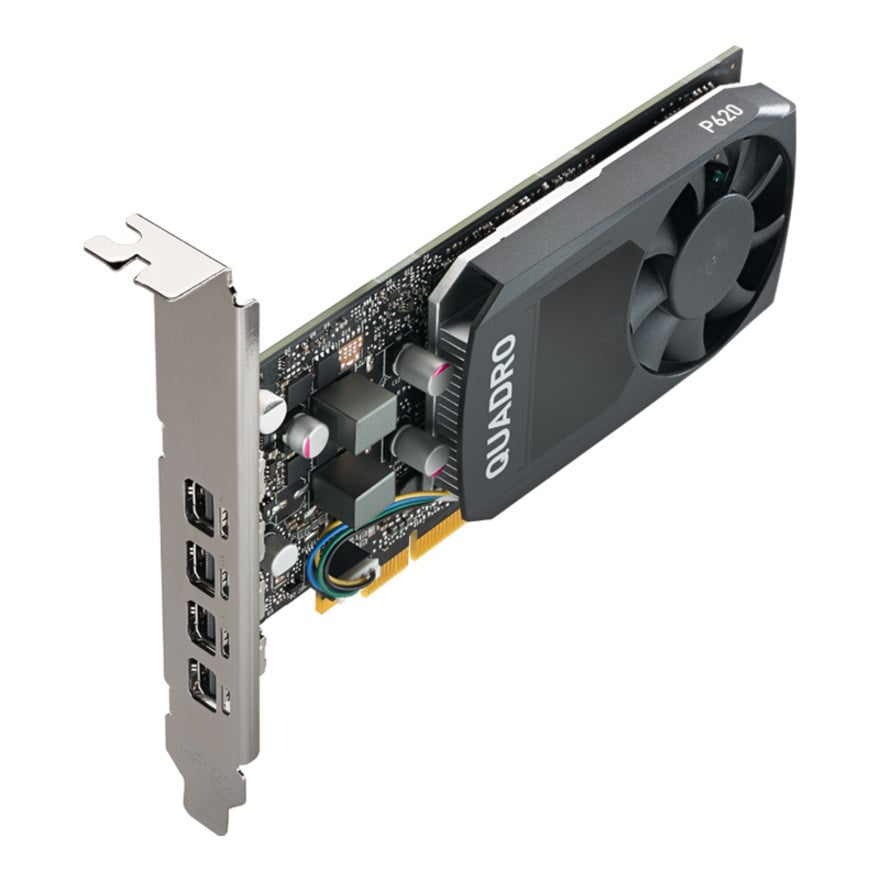 PNY Technologies NVIDIA Quadro P620 Graphic Card2 GB GDDR5Low-profile128 bit Bus WidthPCI Express 3.0 x16DisplayPort VCQP620V2-PB