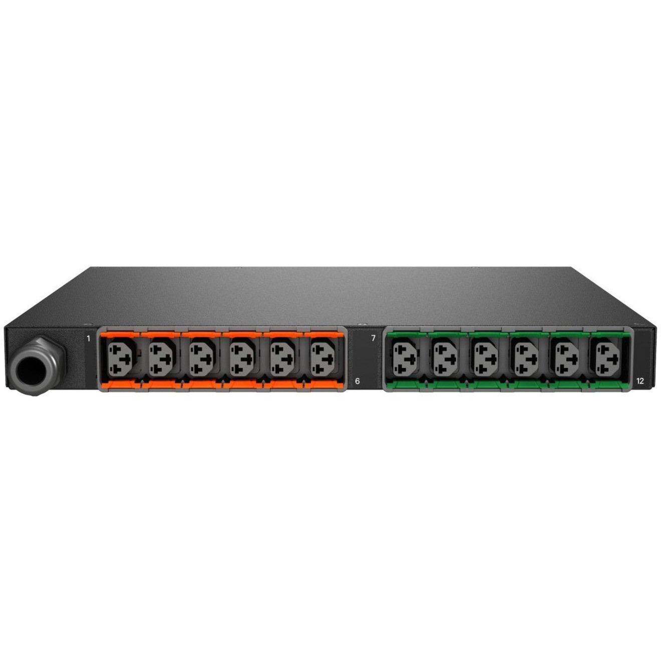 Vertiv Geist Horizontal Switched Rack PDU1U| 32A| (12) Combination Outlets C13/C19| 1P+N+E| 200v/240v| 7.3kW| Horizontal PDU|Outlet Level… VP59100