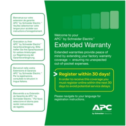 APC by Schneider Electric Warranty/Support Extended WarrantyWarranty24 x 7Technical WEXWAR1Y-AC-05