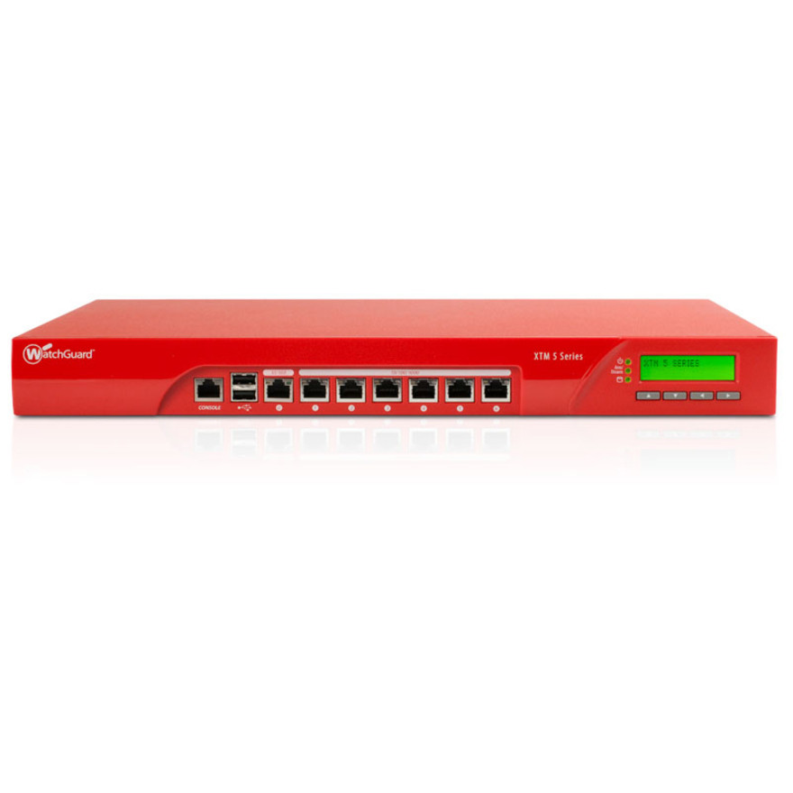 WatchGuard XTM 515 Network Security ApplianceApplication Security6 PortGigabit Ethernet6 x RJ-45Rack-mountable WG515063