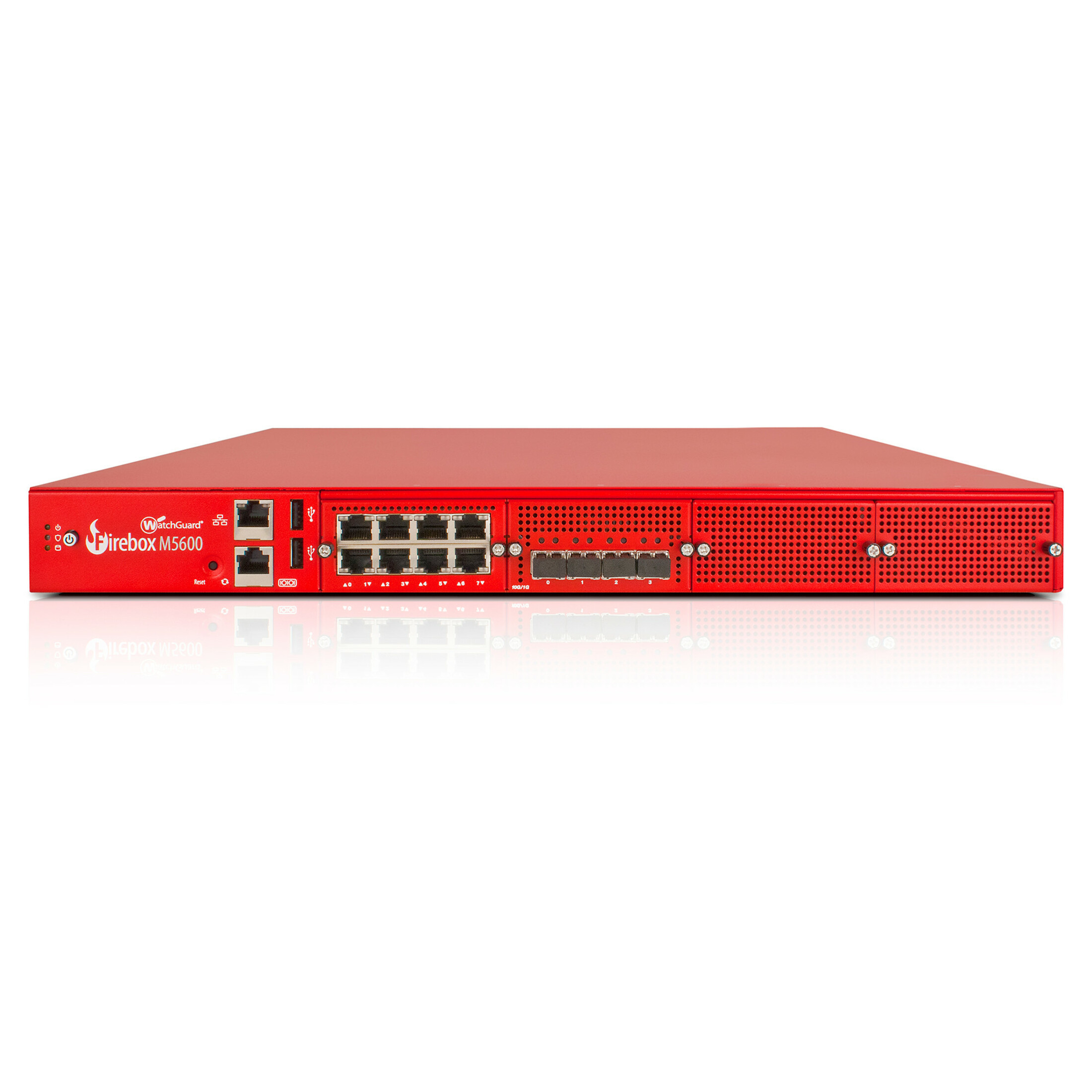 WatchGuard Trade up to  Firebox M5600 with 1-yr Total Security Suite8 Port10GBase-X, 1000Base-T10 Gigabit EthernetRSA, AES (256-bit)… WG561671