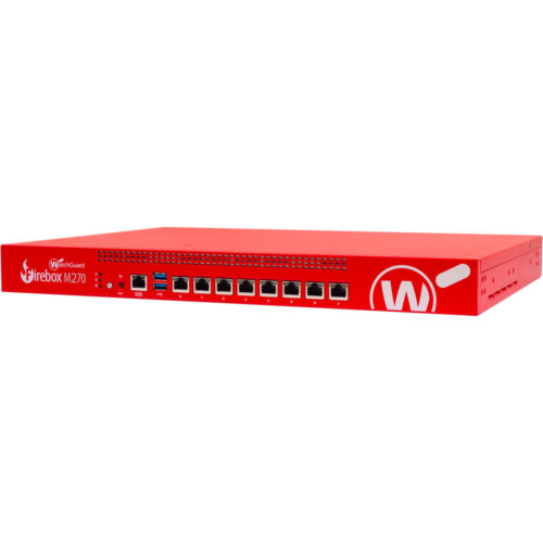 WatchGuard Firebox M270 Network Security/Firewall Appliance8 Port1000Base-TGigabit EthernetAES (256-bit), AES (128-bit), 3DES, DES… WGM27997