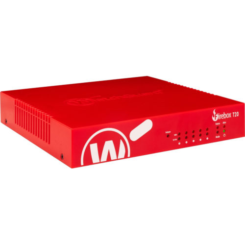 WatchGuard Firebox T20 MSSP Network Security/Firewall Appliance5 Port10/100/1000Base-TGigabit Ethernet5 x RJ-45Tabletop WGT20997-WW