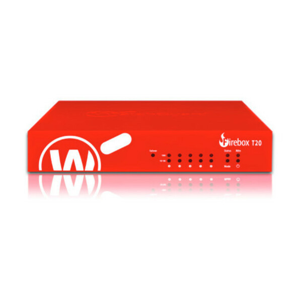 WatchGuard Firebox T20-W MSSP Network Security/Firewall Appliance5 Port10/100/1000Base-TGigabit EthernetWireless LAN IEEE 802.11… WGT21997-WW