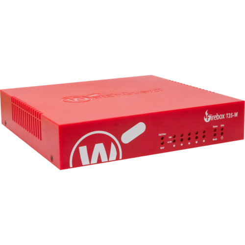 WatchGuard Firebox T35-W Network Security/Firewall Appliance5 Port10/100/1000Base-TGigabit EthernetWireless LAN IEEE 802.11a/b/g… WGT36997-US
