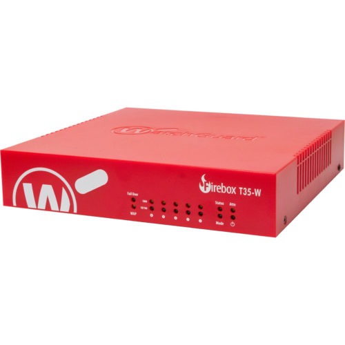 WatchGuard Firebox T35-W Network Security/Firewall Appliance5 Port10/100/1000Base-TGigabit EthernetWireless LAN IEEE 802.11a/b/g… WGT36997-US