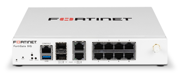 Fortinet FG-91G Next-Generation Firewall bundles1, 3, and  FortiCare/FortiGuard bundles FG-91G