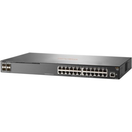 Aruba HPE  2930F 24G 4SFP+ Switch24 PortsManageable10 Gigabit Ethernet, Gigabit Ethernet10GBase-X, 10/100/1000Base-TX3 Layer Su… JL253A#ABB