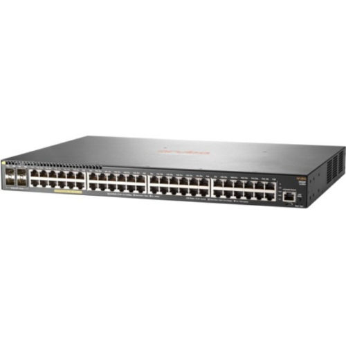 Aruba HPE  2930F 48G PoE+ 4SFP+ Switch48 PortsManageable10 Gigabit Ethernet, Gigabit Ethernet10/100/1000Base-T, 10GBase-X3 Laye… JL256A#ABB