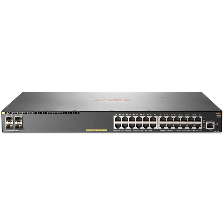 Aruba HPE  2930F 24G PoE+ 4SFP+ TAA-compliant Switch24 PortsManageableGigabit Ethernet, 10 Gigabit Ethernet10/100/1000Base-T, 10GB… JL263A#ABA