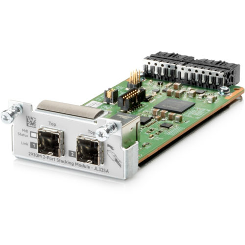 Aruba 2930 2-Port Stacking ModuleFor Data Networking2 x Expansion Slots JL325A