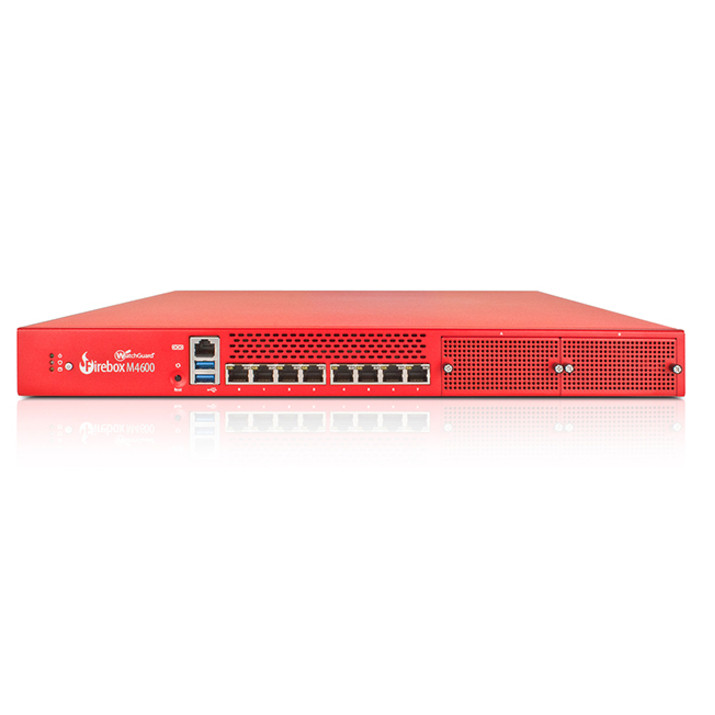 WatchGuard Firebox M4600 Network Security/Firewall Application8 Port10/100/1000Base-TGigabit EthernetAES (192-bit), 3DES, AES (128-… WG460023