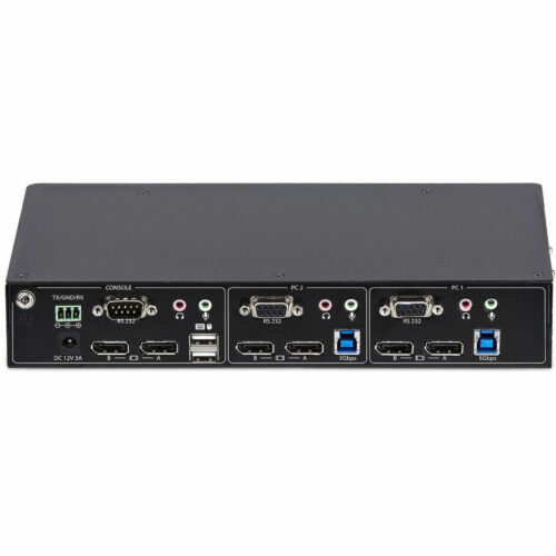 Startech .com KVM Switchbox2 Computer2 Local User3840 x 21606 x USB6 x DisplayPortTAA Compliant P2DD46A22-KVM-SWITCH