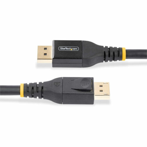 Startech .com 50ft (15m) VESA-Certified Active DisplayPort 1.4 Cable, DP8K w/HBR3/HDR10/MST/DSC 1.2/HDCP 2.2, 8K 60Hz, 4K 120Hz, Activ… DP14A-15M-DP-CABLE