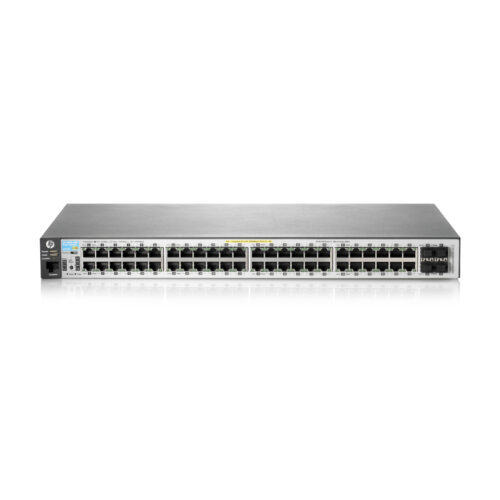 Aruba HPE 2530-48G-PoE+ Switch48 PortsManageableGigabit Ethernet10/100/1000Base-T2 Layer Supported4 SFP SlotsTwisted PairPoE Po… J9772A
