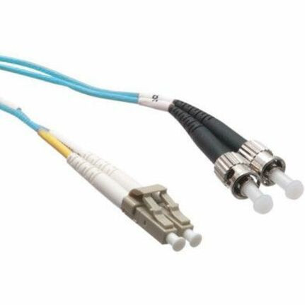 Axiom LC/ST 10G Multimode Duplex OM3 50/125 Fiber Optic Cable 2mTAA Compliant6.56 ft Fiber Optic Network Cable for Network DeviceFirst… AXG94537
