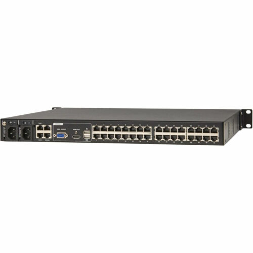 Tripp Lite by Eaton B064-032-01-IPH KVM Switchbox1 Local User1 Remote User32 x Network (RJ-45)HDMIRack-mountable1U… B064-032-01-IPH