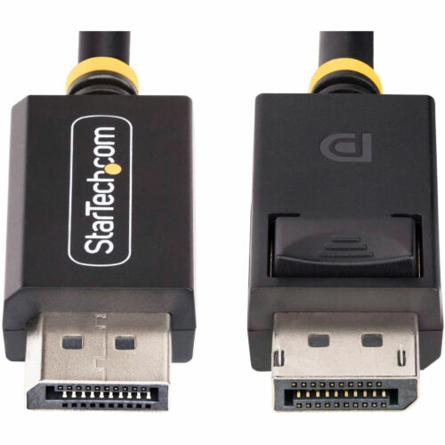 Startech .com 3ft DisplayPort 2.1 Cable, VESA Certified DP80 DisplayPort Cable w/UHBR20/HDR/DSC 1.2a/HDCP 2.2, 16K/8K 60Hz, DP 2.1 Cor… DP21-3F-DP80-CABLE