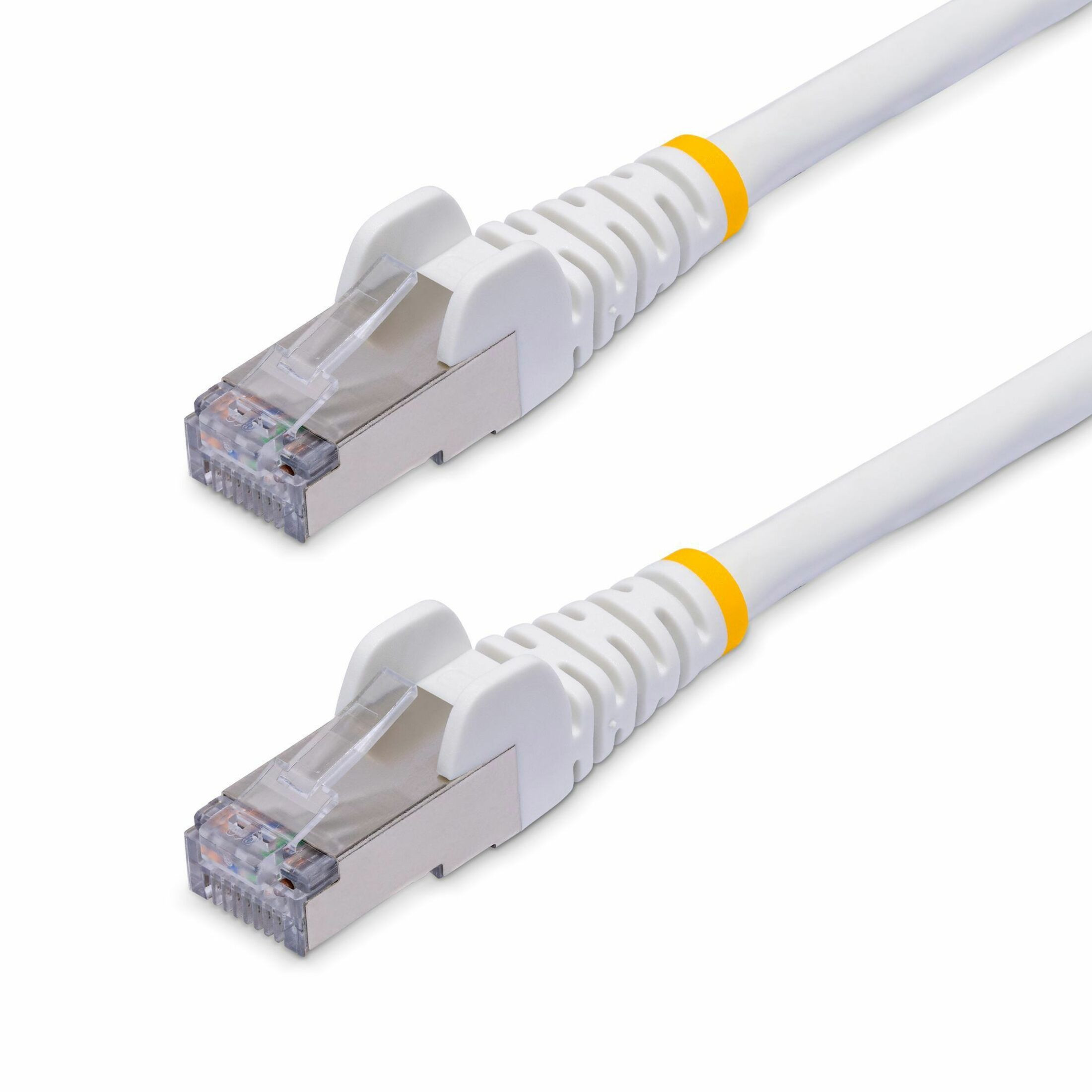 Startech .com 10ft White CAT8 Ethernet Cable, Snagless RJ45, 25G/40G 2000MHz, 100W PoE, S/FTP, 26AWG Pure Bare Copper, LSZH Network P… NLWH-10F-CAT8-PATCH