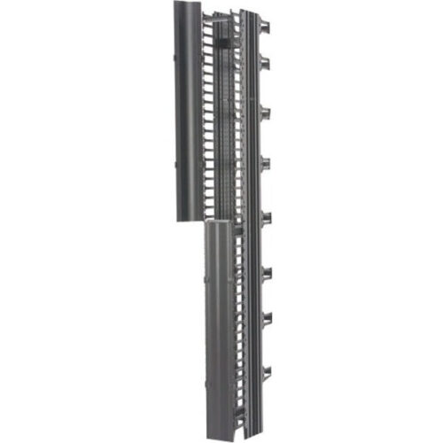 Eaton RCM+ Vertical Cable Manager, Dual Density, 6″W X 84″H, Flat BlackCable ManagerFlat BlackAluminum SB86486D084FB