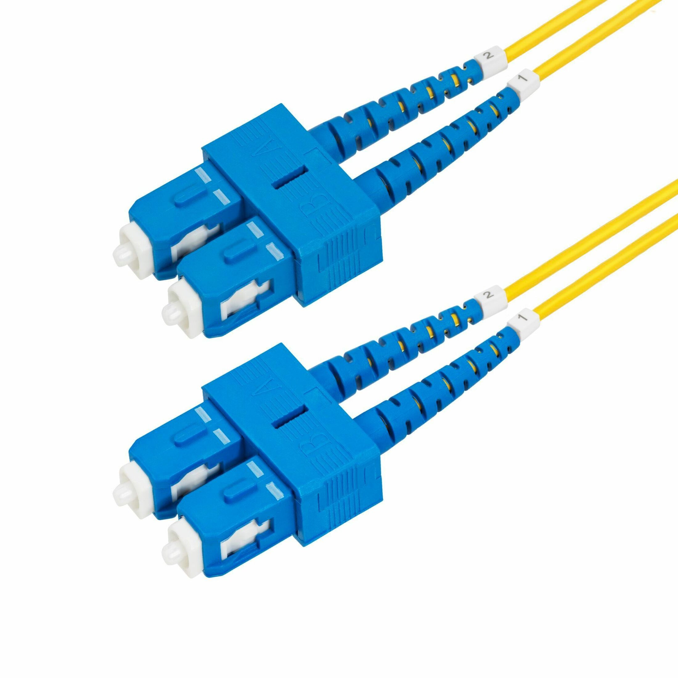 Startech .com 10m (32.8ft) SC to SC (UPC) OS2 Single Mode Duplex Fiber Optic Cable, 9/125µm, 40G/100G, LSZH Fiber Patch Cord32.8ft… SMDOS2SCSC10M
