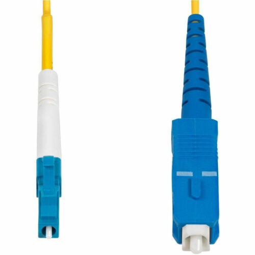 Startech .com 15m (49.2ft) LC to SC (UPC) OS2 Single Mode Simplex Fiber Optic Cable, 9/125µm, 40G/100G, LSZH Fiber Patch Cord49… SPSMLCSC-OS2-15M