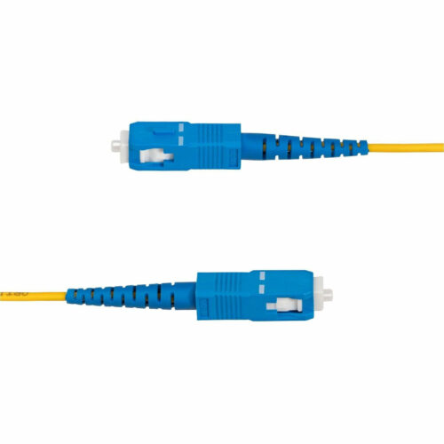 Startech .com 15m (49.2ft) LC to SC (UPC) OS2 Single Mode Simplex Fiber Optic Cable, 9/125µm, 40G/100G, LSZH Fiber Patch Cord49… SPSMLCSC-OS2-15M