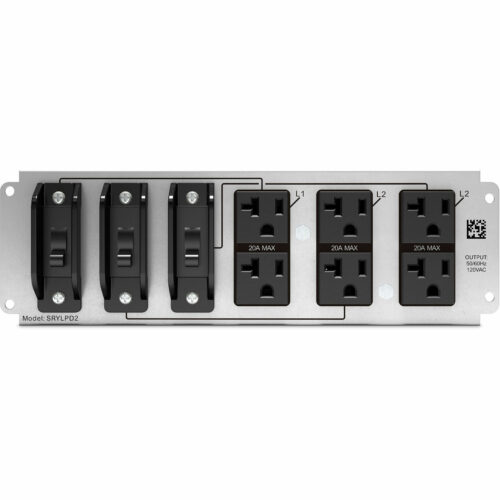 APC by Schneider Electric Backplate Kit with 6x NEMA 5-20R Outlets for Smart-UPS Modular Ultra6 x NEMA 5-20R20 A SRYLPD2