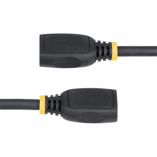 Startech .com 18in (0.5m) HDMI 2.0 Extension Cable, High Speed HDMI Port Saver Cable, 4K 60Hz, HDMI Male to Female Extension Adapter CordEx… HD2MF18INL