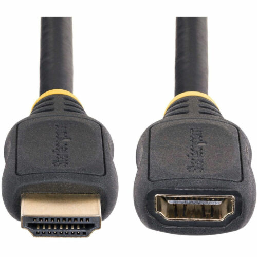 Startech .com 3.3ft (1m) HDMI 2.0 Extension Cable, High Speed HDMI Port Saver Cable, 4K 60Hz, HDMI Male to Female Extension Adapter CordExten… HD2MF3FL