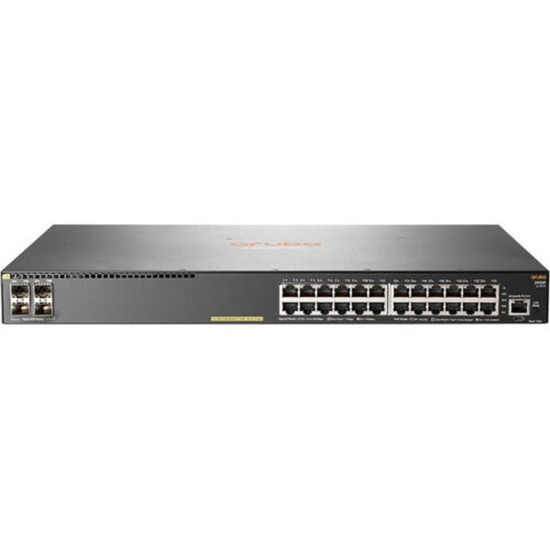 Aruba HPE 2930F 24G PoE+ 4SFP Switch24 PortsManageableGigabit Ethernet10/100/1000Base-T, 1000Base-X3 Layer SupportedModular445… JL261A#AC4