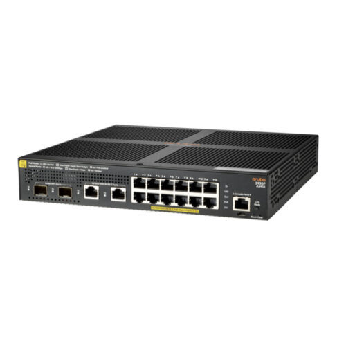 Aruba HPE 2930F 12G PoE+ 2G/2SFP+ Switch16 PortsManageable3 Layer SupportedModular170 W Power ConsumptionTwisted Pair, Optical Fi… JL693A#B2B
