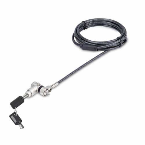 Startech .com 3-in-1 Universal Laptop Lock 6.6ft, Master Keyed Locking Cable, Security Cable, Compatible w/Noble Wedge®/Nano/K-S… UNIVKMKO-LAPTOP-LOCK