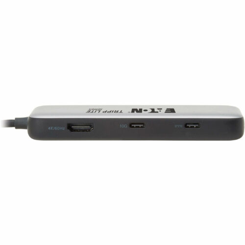 Tripp Lite Eaton   Series USB-C Multiport Adapter4K 60 Hz HDMI, USB 3.2 Gen 2 Hub Ports, GbE, 100W PD Charging, HDR, HDCP 2.2Chargin… U444-06N-H4GUC3