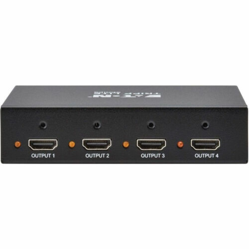 Eaton Tripp Lite series 4-Port HDMI Splitter8K 60 Hz, HDR10+, Multi-Resolution Support, TAA60 Hz50 Hz to 60 Hz7680 x 432025 ft Maxi… B118-004-8K