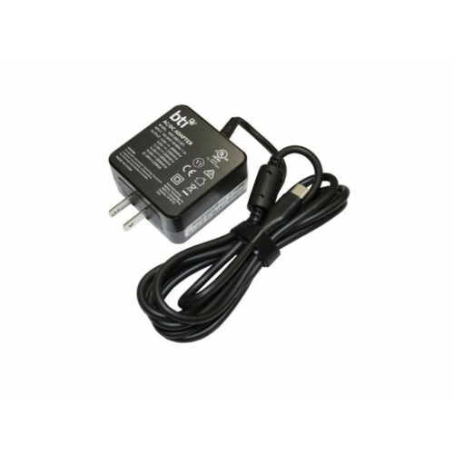 Battery Technology BTI 4X20V07881-BTI 20V 45W USB-C AC ADAPTER FOR THINKPAD E480, E485, E490, E490s, E495, E580, E585, E590, E595, L380, L390, L480, L580 -… 4X20V07881-BTI