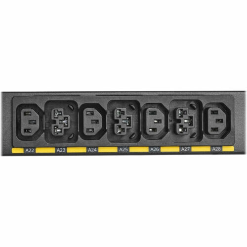 Eaton EVMOGU23X-E 42-Outlets PDUMetered, Metered-by-OutletUniversal Input, Hardwired24 x IEC 60320 C13, 18 x IEC 60320 C39230 V… EVMOGU23X-E
