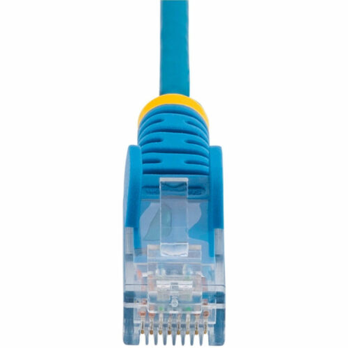 Startech .com 2ft Blue Slim CAT6 Ethernet Cable, Slim Snagless RJ45, UTP, LSZH, 28AWG Bare Copper, Slim Network Patch Cord, Fluke TestedSlim… N6PAT2BLS