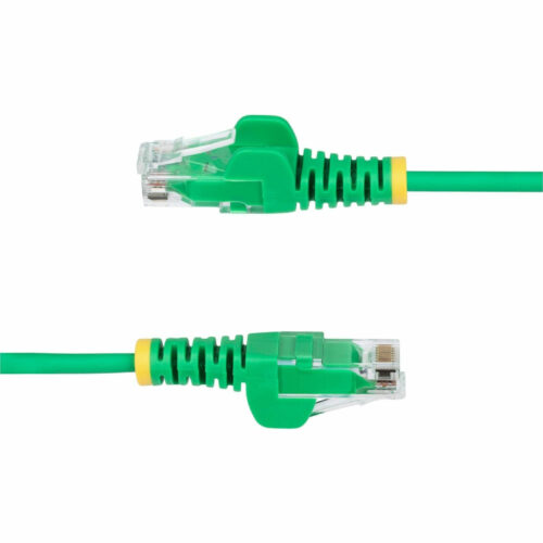 Startech .com 6in Green Slim CAT6 Ethernet Cable, Slim Snagless RJ45, UTP, LSZH, 28AWG Bare Copper, Slim Network Patch Cord, Fluke TestedS… N6PAT6INGNS