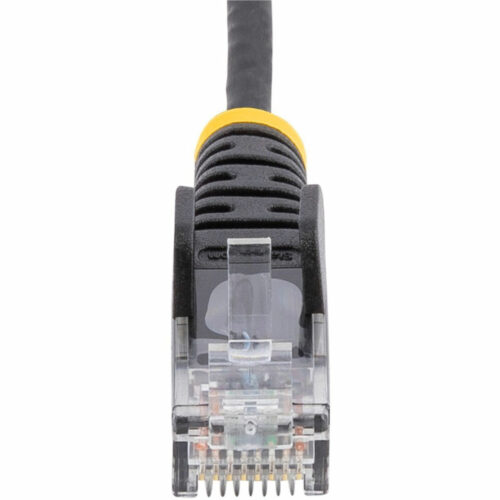 Startech .com 7ft Black Slim CAT6 Ethernet Cable, Slim Snagless RJ45, UTP, LSZH, 28AWG Bare Copper, Slim Network Patch Cord, Fluke TestedSli… N6PAT7BKS